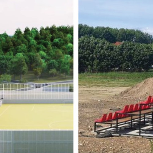 Stadionul din Selimbar, un proiect întârziat